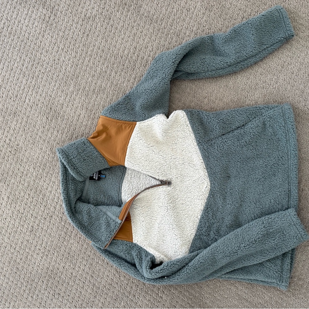 Cozy Colorblock Fleece Sweater